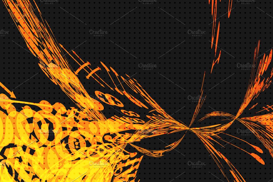 一组抽象背景  Abstract backgrounds插图(1)