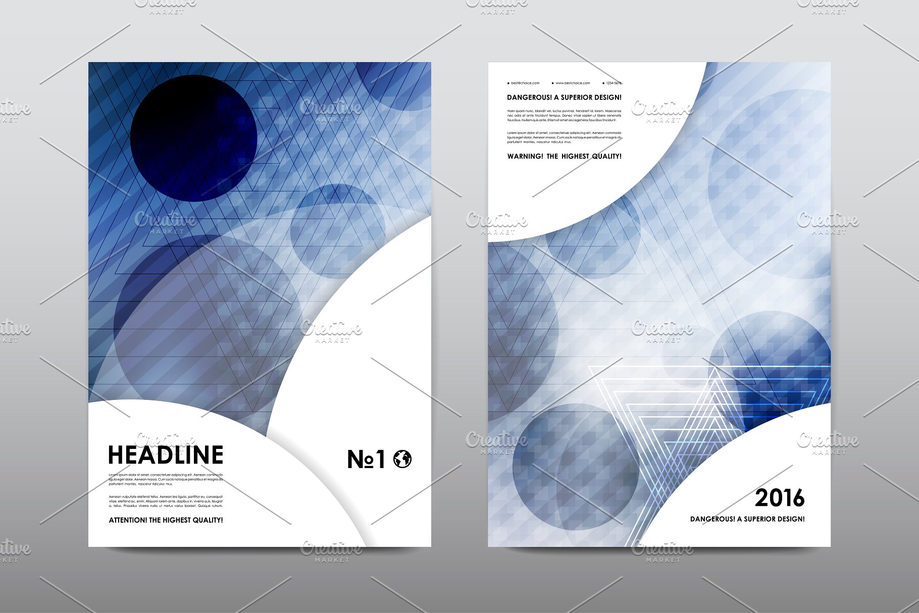 50+商业企业宣传小册子模板 50+ Business Brochures Bundle插图(39)