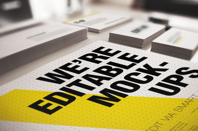 简约优雅企业文具套装样机模板 Elegant Mock-ups Bundle – Business Corporate ID插图(4)