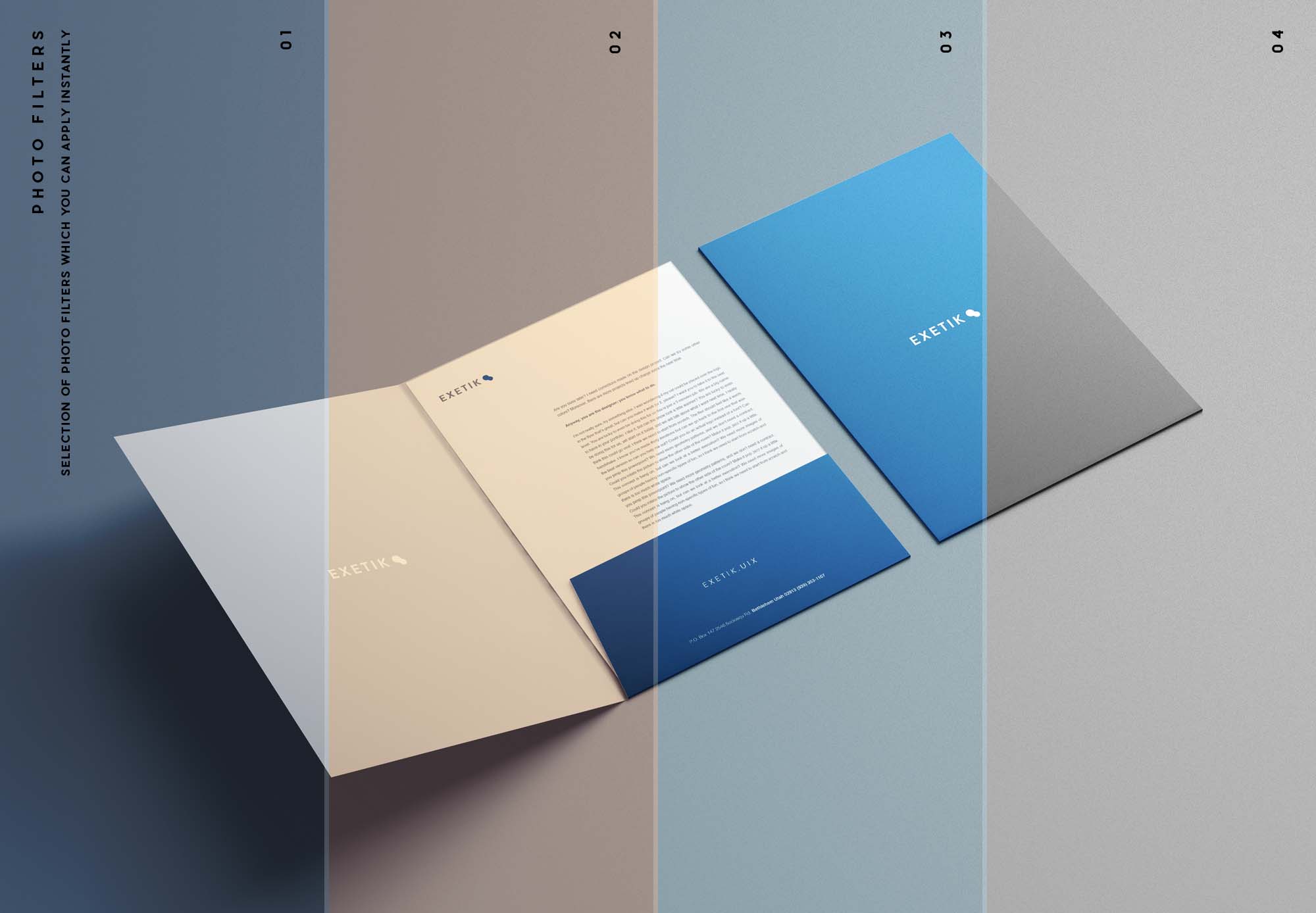 A4纸质文件夹设计样机模板 A4 Folder Mockup插图(10)