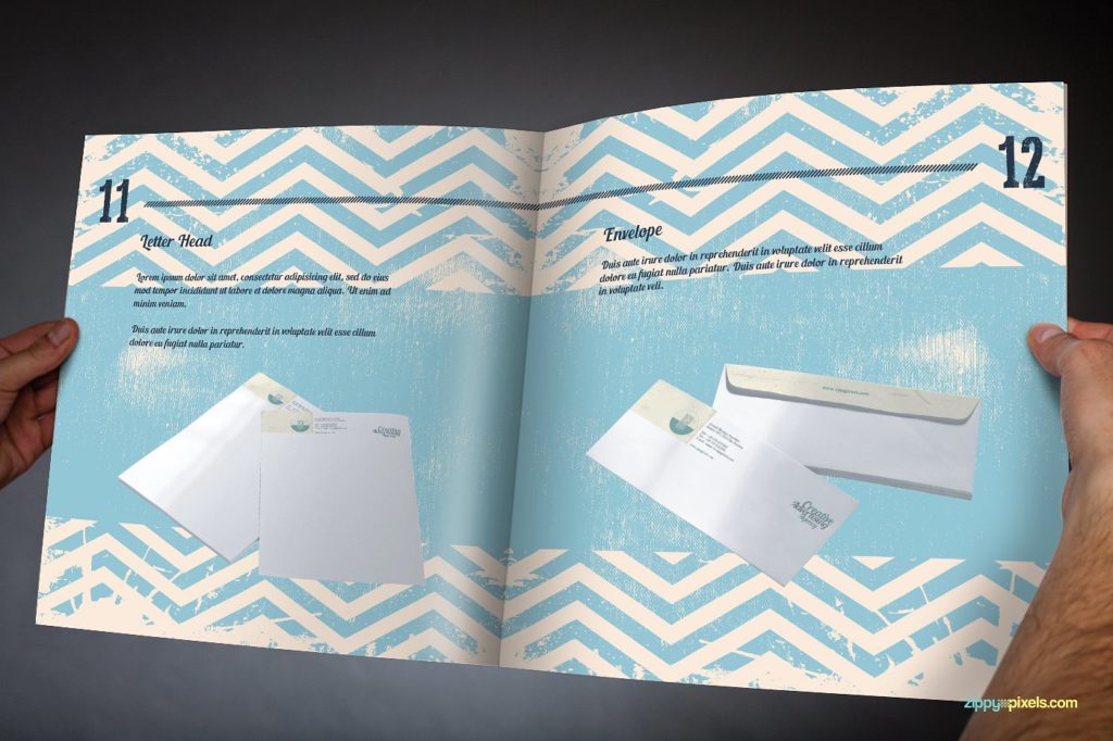 一款复古风画册模版下载[ai,indd,pdf]插图(10)