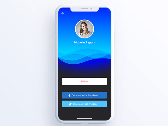 Origin 登录表单界面素材之家精选sketch素材