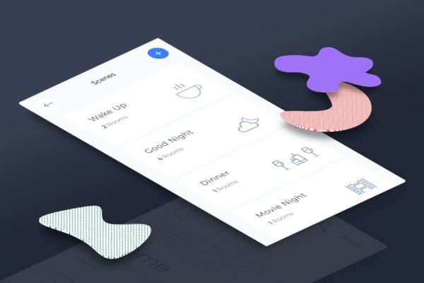 智能家居APP应用场景模板 Smart Home Scenes Mobile Ui