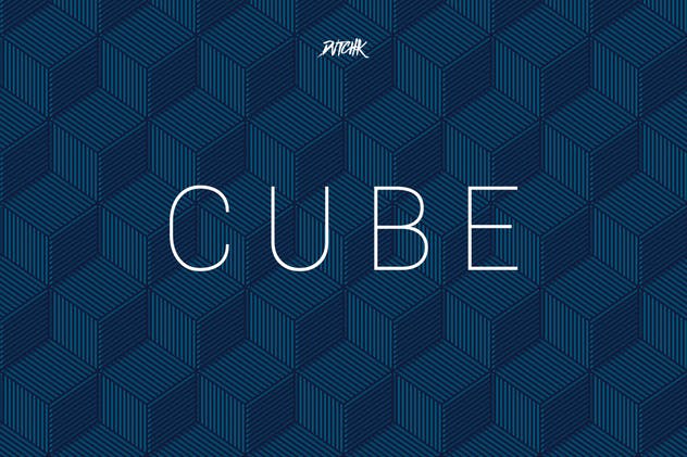 立方体-无缝几何背景（第05卷） Cube| Seamless Geometric Backgrounds | Vol. 05插图(1)