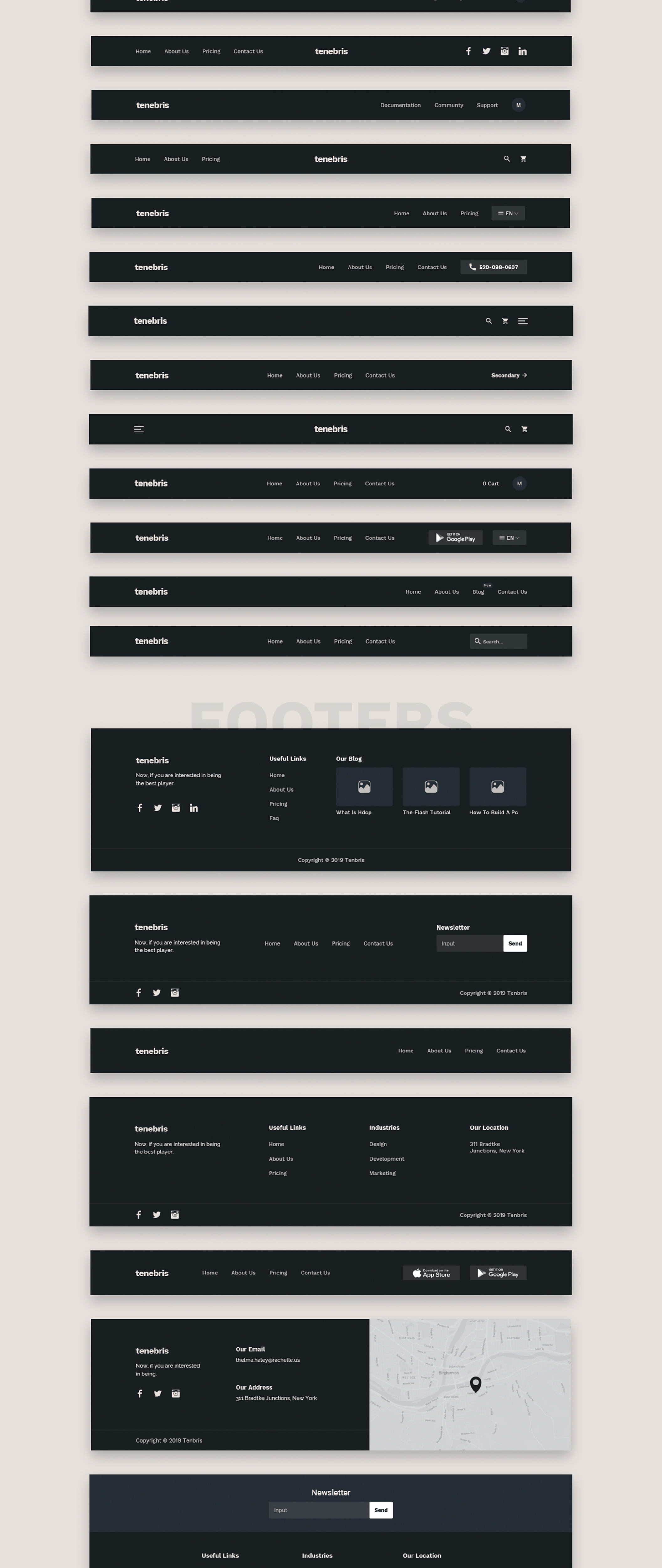 素材库下午茶：200+元素快速原型制作线框套件插图(6)