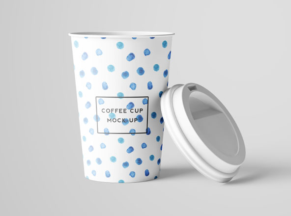7个咖啡纸杯设计图PSD样机模板 7 PSD Coffee Cup Mockups