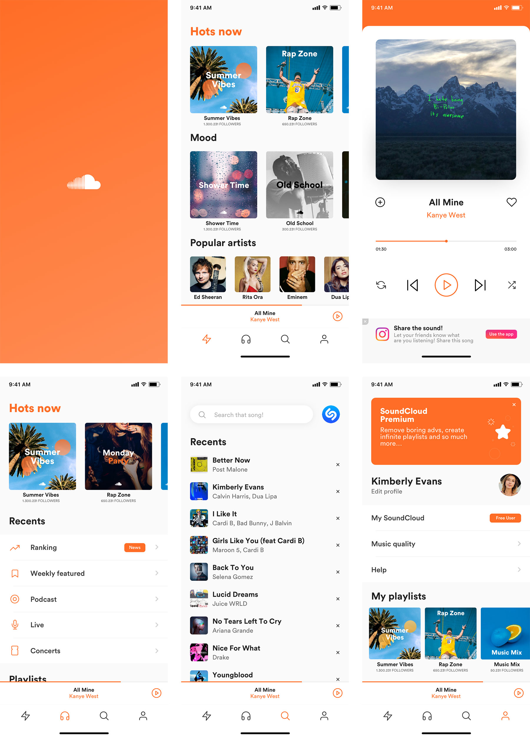 SoundCloud iOS 应用再设计