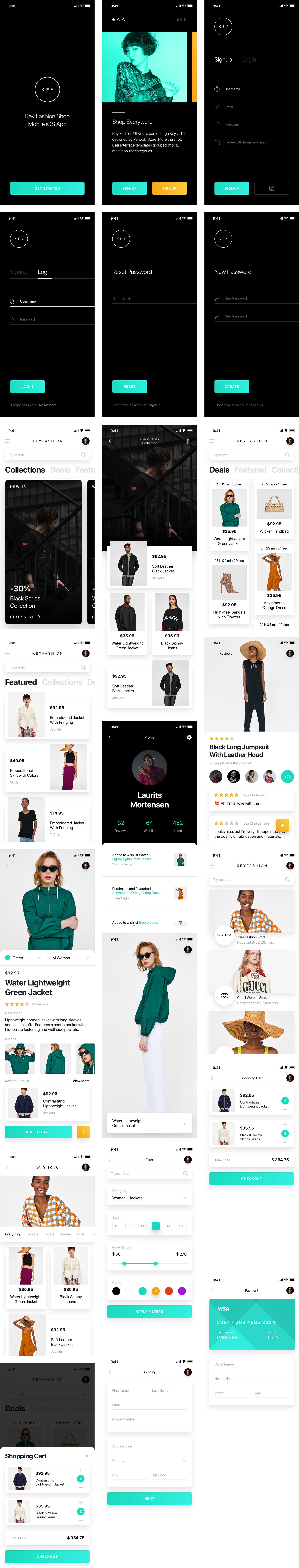 KEY 时尚商店界面包