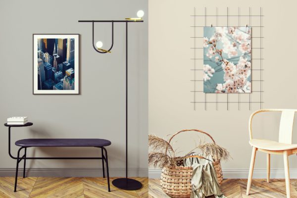 室内海报张贴效果图样机素材库精选v3 Poster Frame Mockup v3