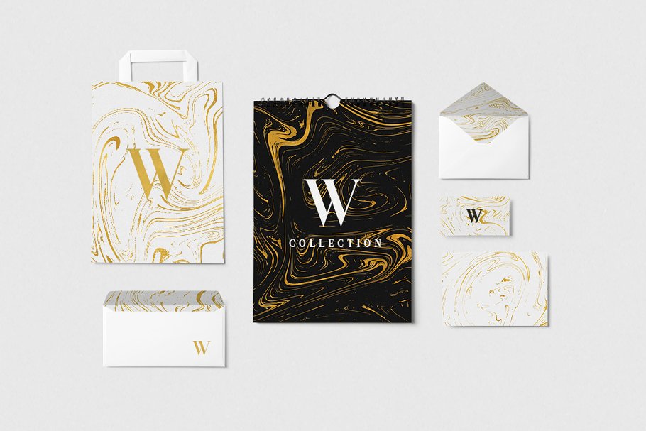 黄金条纹背景 Gold Streak Backgrounds插图(3)