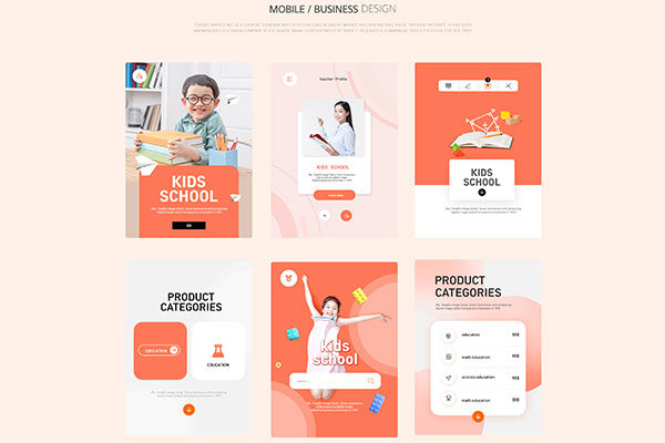 少儿&儿童学习类APP应用程序UI设计