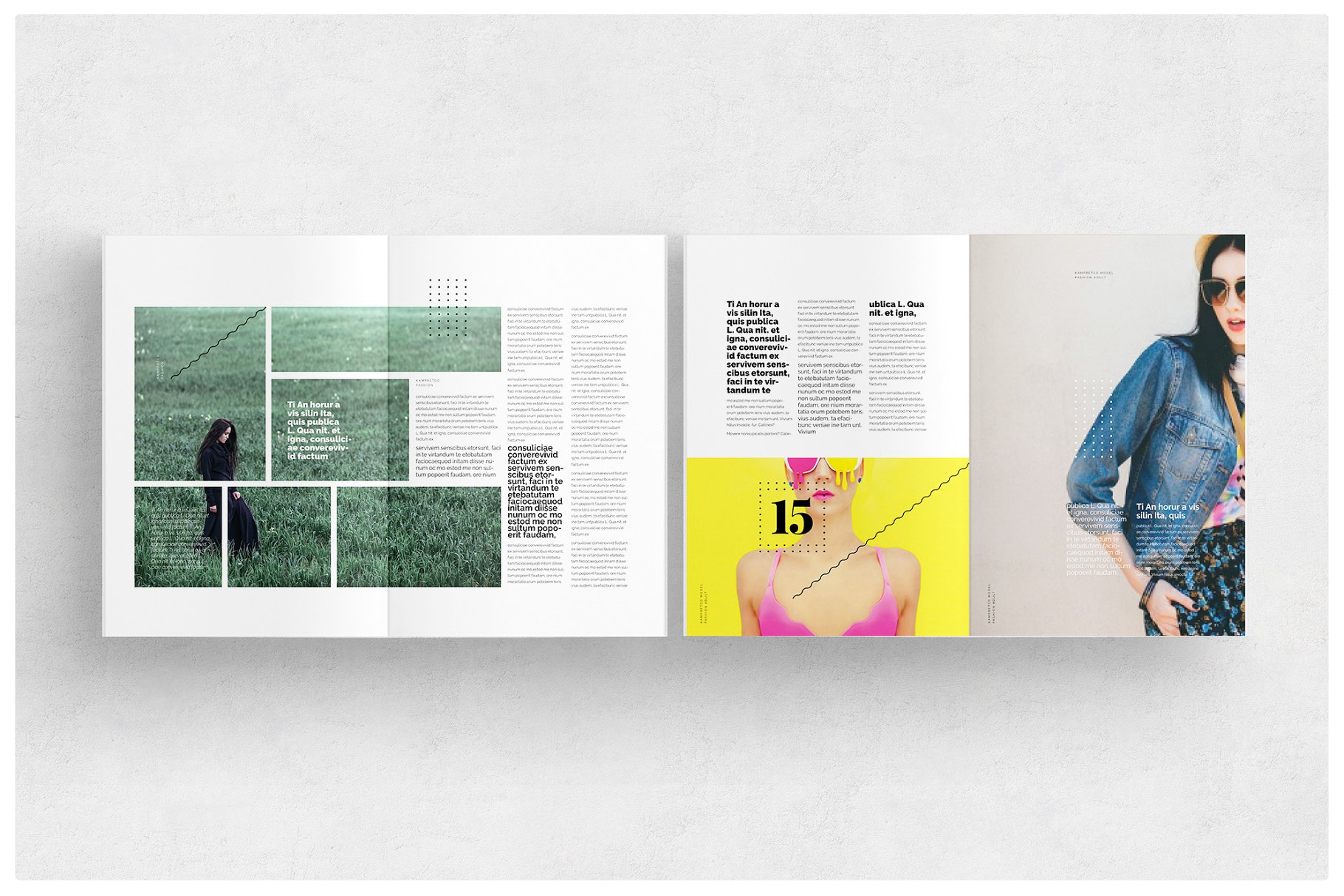 时尚范儿杂志模板 Magazine Template插图(11)