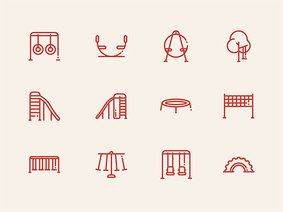 50 枚操场元素图标素材之家精选sketch素材