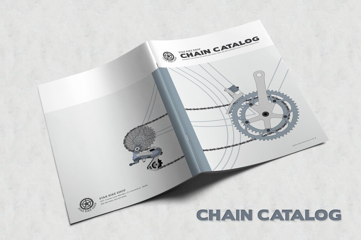 时尚极简主义产品目录杂志模板插图(4)