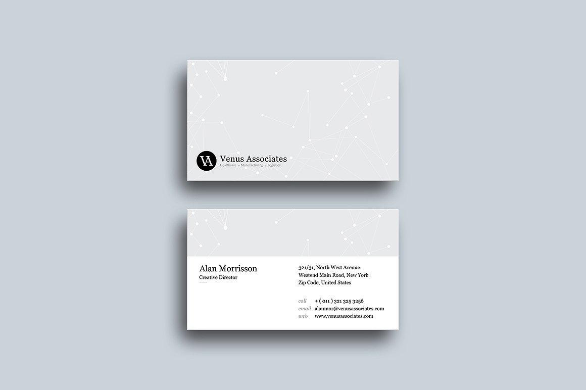 30个时尚高端的名片卡片邀请函请柬设计模板插图(22)