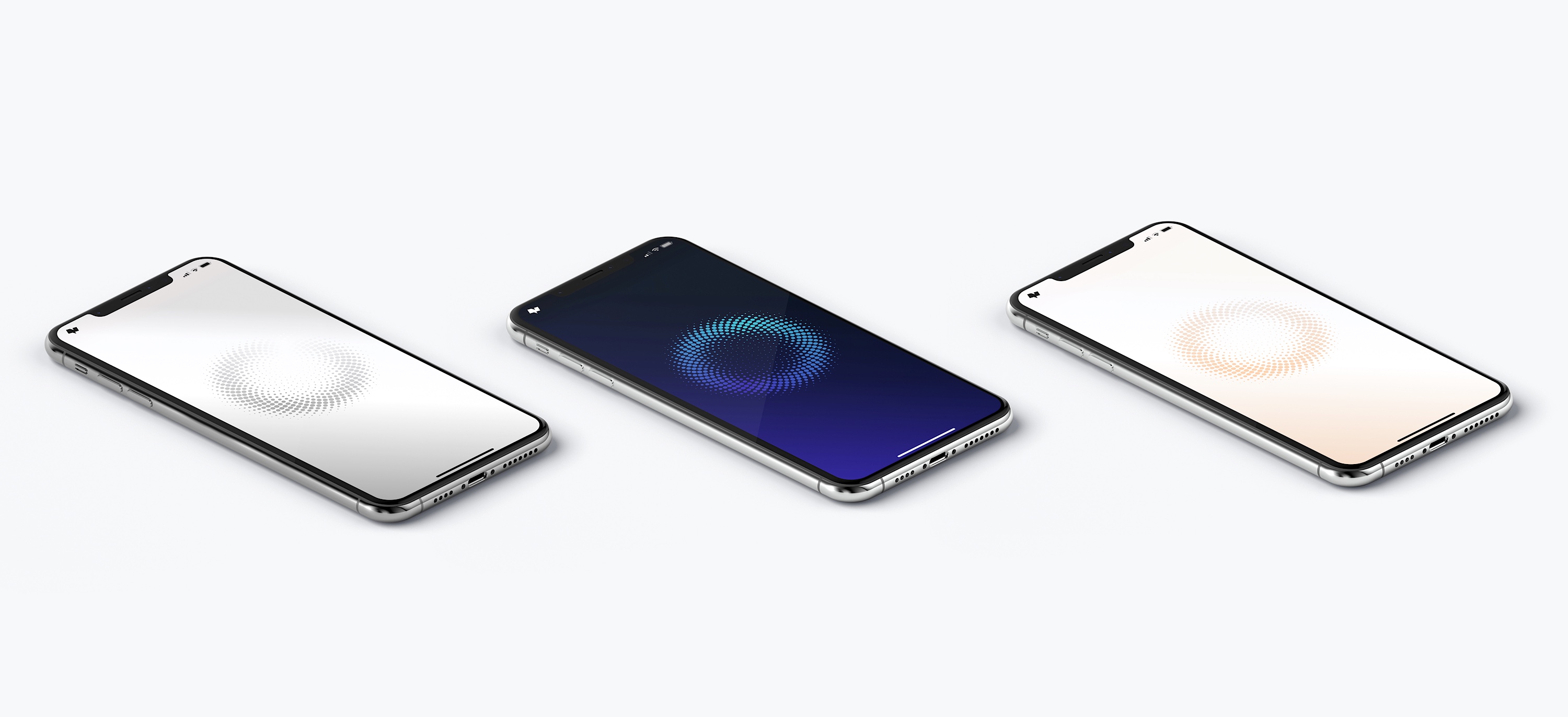 iPhone XS Max智能手机等距左视图样机 iPhone XS Max Mockup, Isometric Left View插图(3)