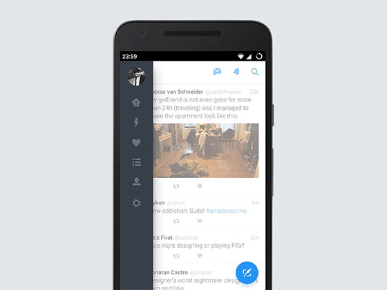 Twitter for Android 概念设计素材之家精选sketch素材