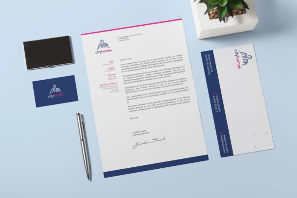 品牌VI设计办公文具印刷效果预览图素材库精选v2 Branding / Identity Mock-up