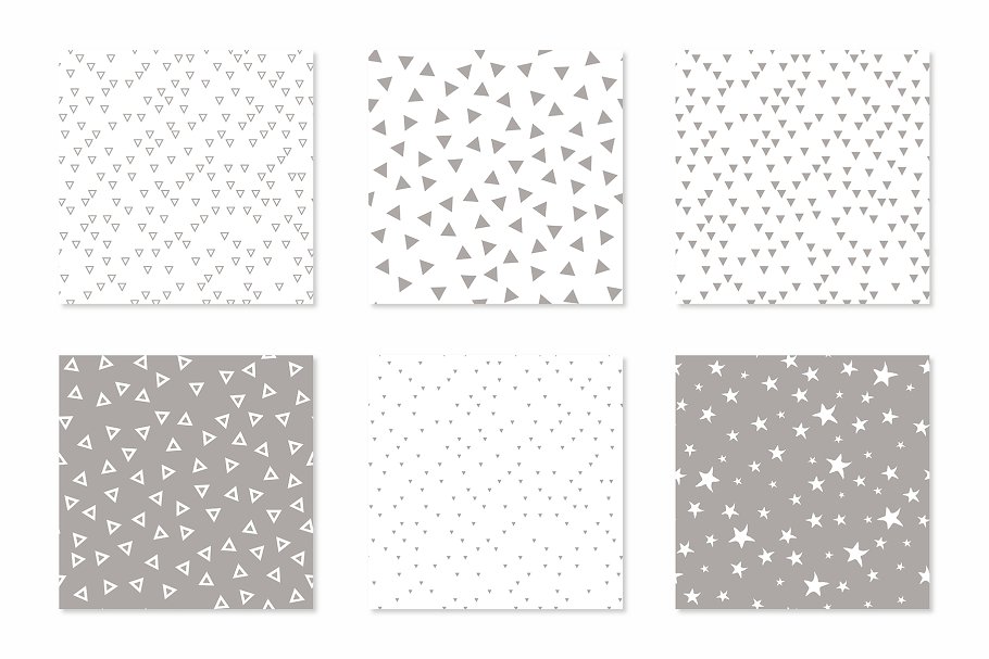 零散图形无缝图案纹理 Scattered Seamless Patterns插图(2)