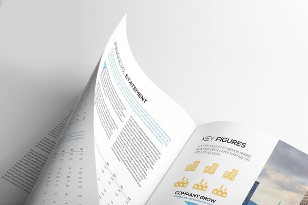 企业画册产品手册样机模板v1 Portrait Brochure Mockup Vol. 1插图(4)