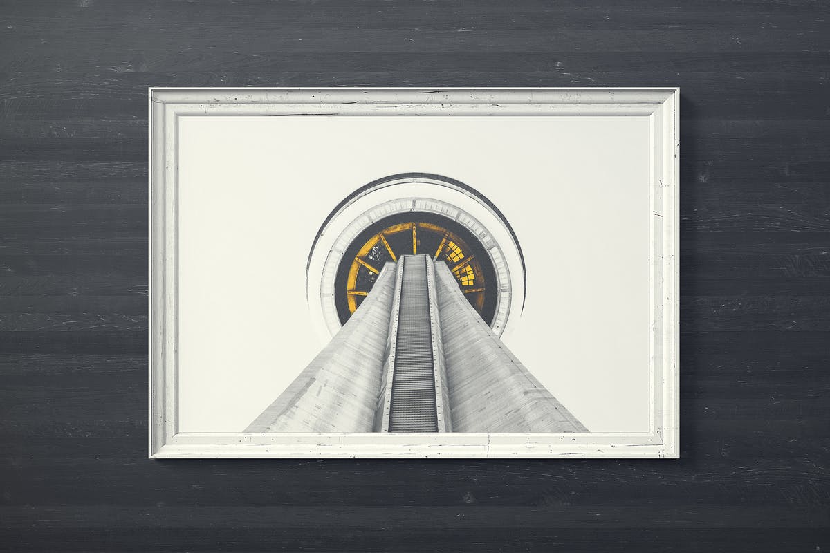 墙壁橱窗涂料艺术品样机套装V1 Frame Artwork Mockup Set 1插图