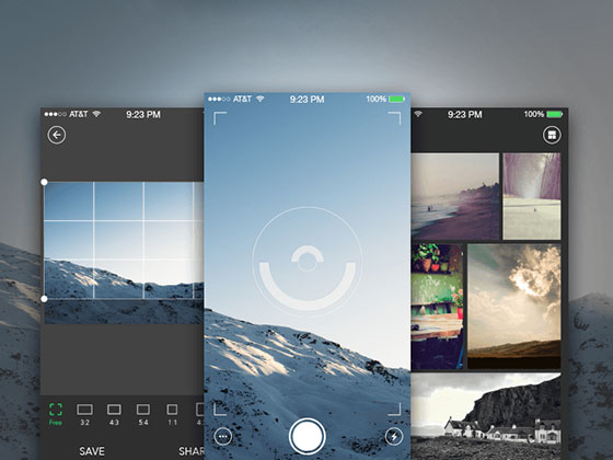 Capture Photo App素材之家精选sketch素材