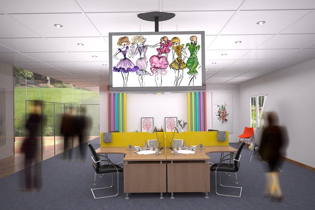 办公室艺术作品展示样机Vol.2 Office Art Mockup [Vol 2]插图(5)