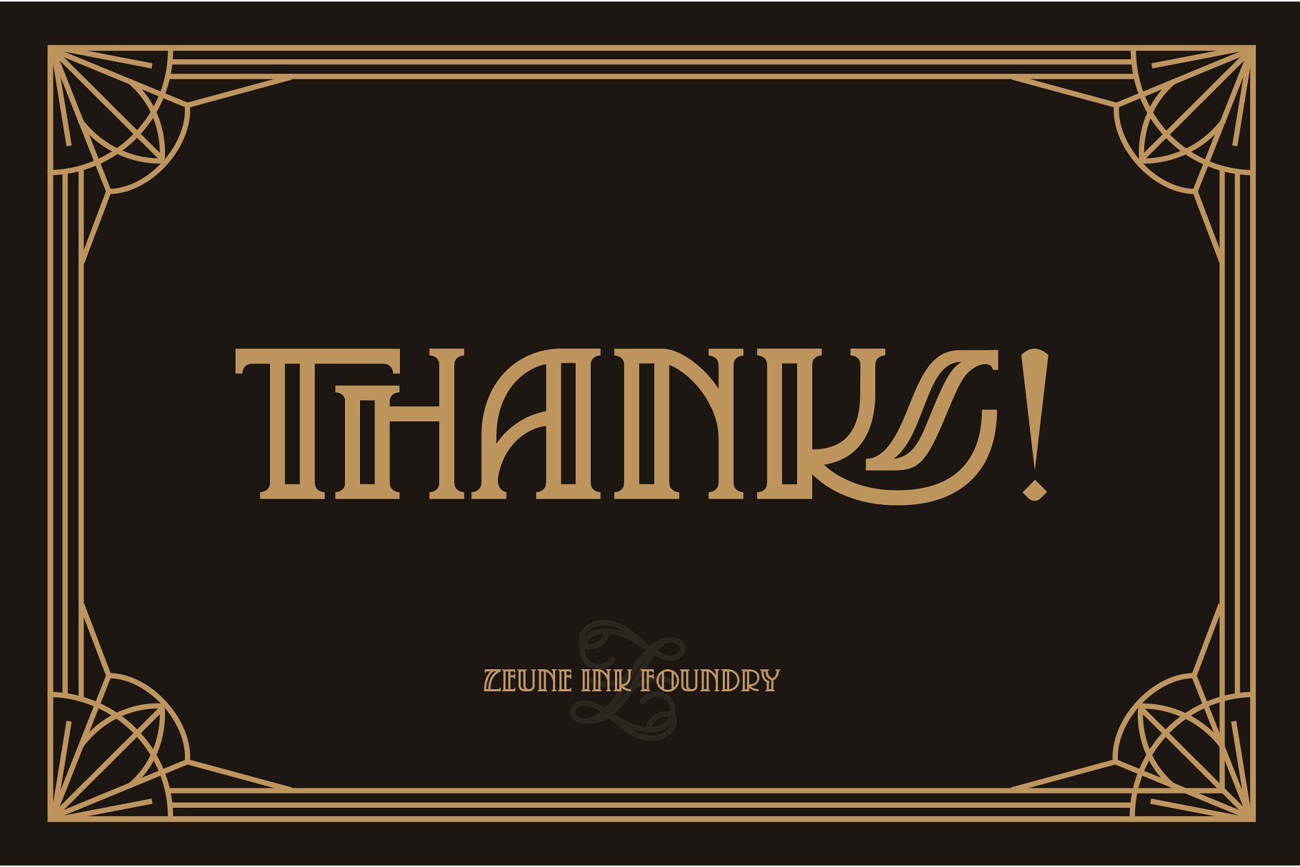 20世纪20年代装饰艺术英文字体&纹理 Serendior | Font & Seamless Patterns插图(17)