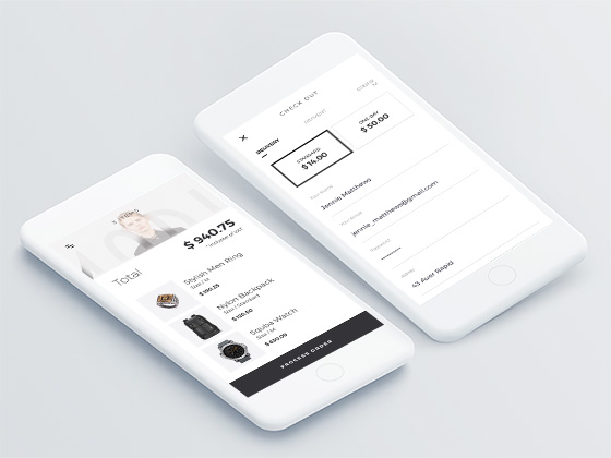 Modisch 支付方式界面素材之家精选sketch素材