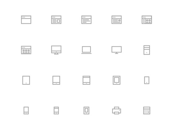 Pixelvicon Icon Set素材之家精选sketch素材