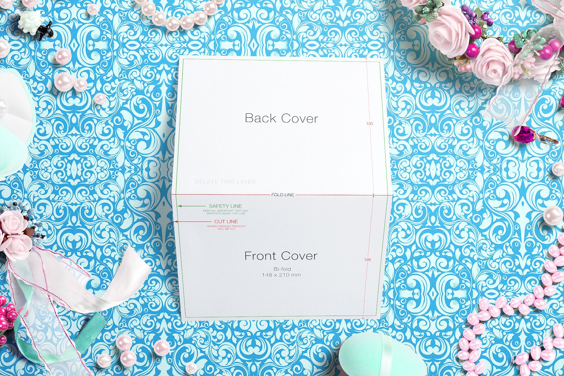 婚礼邀请卡邀请函样机v3 Wedding Greeting Cards mockups v.3插图(5)