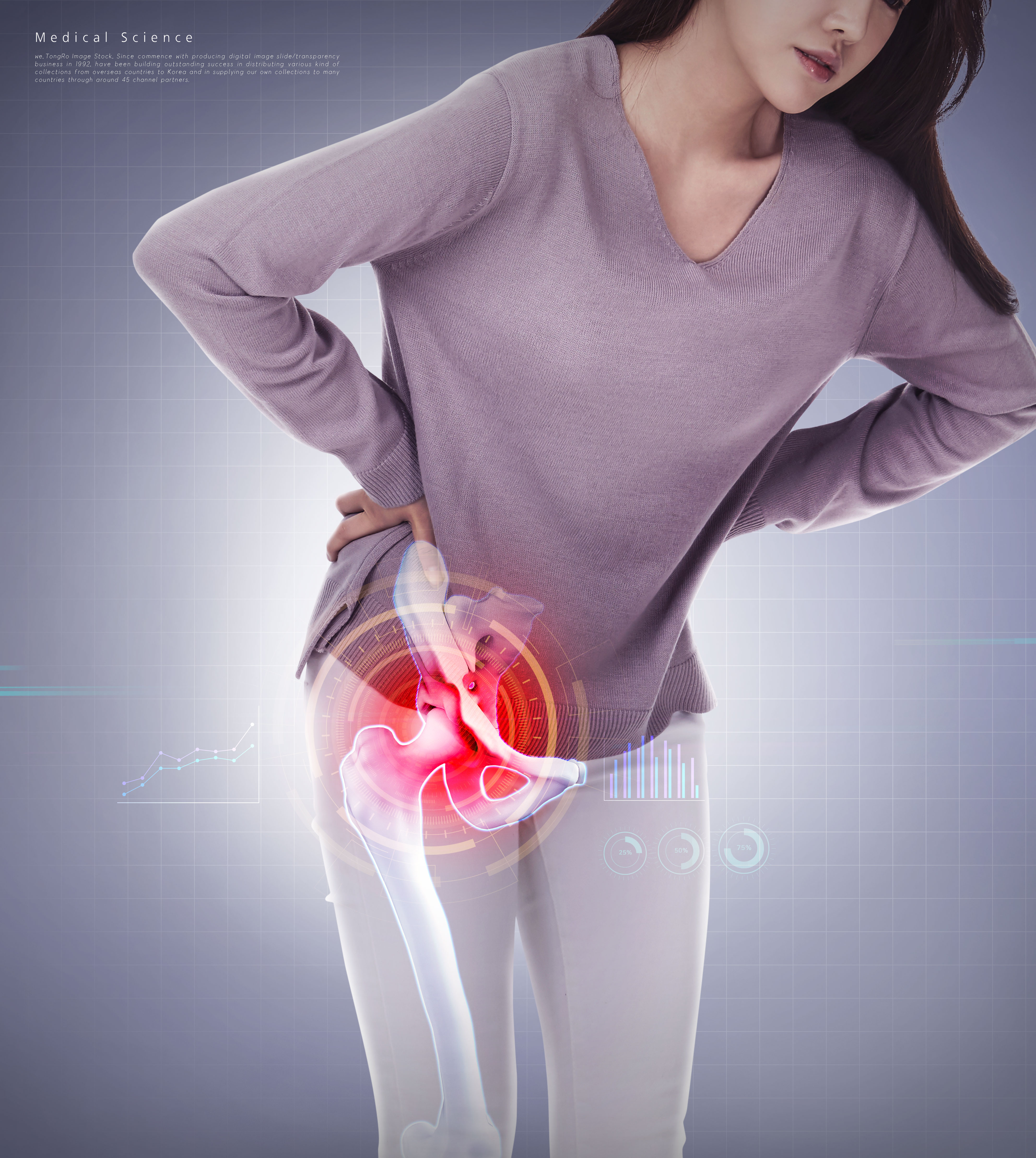 身体部位关节炎医学主题海报psd模板插图(1)