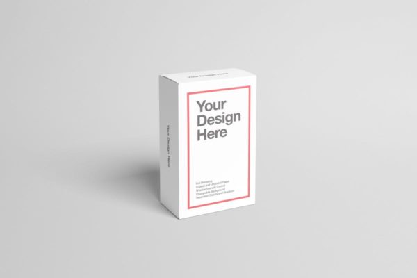 简约风产品包装设计效果图样机模板 Box / Packaging Mock-Up