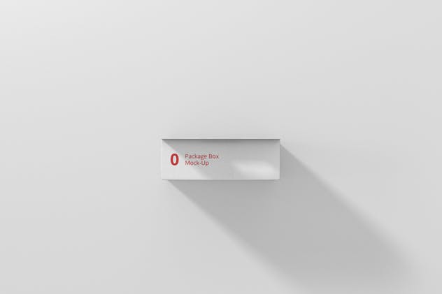 扁平矩形挂耳纸盒包装盒样机 Package Box Mockup – Flat Rectangle with Hanger插图(4)