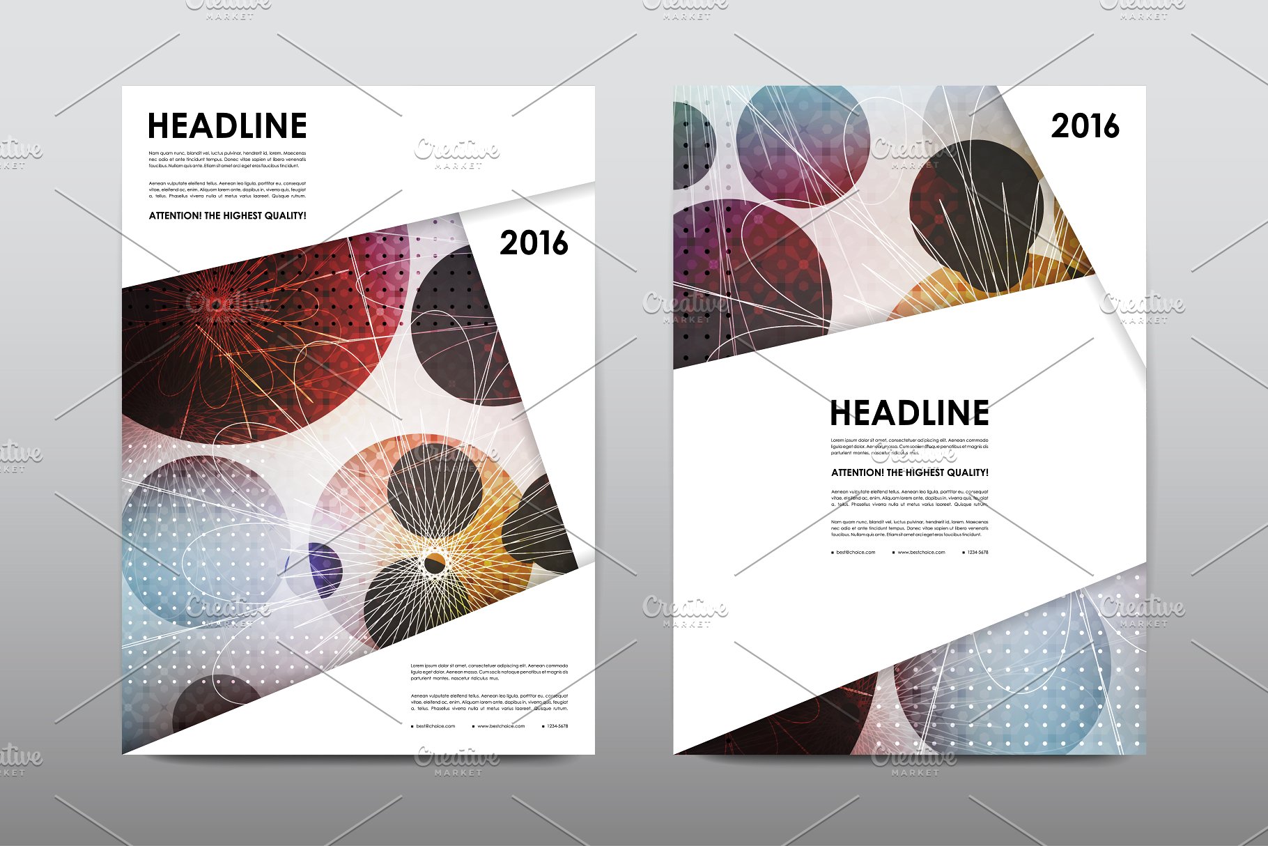 50+企业画册模板合集 50+ Business Brochures Bundle插图(12)