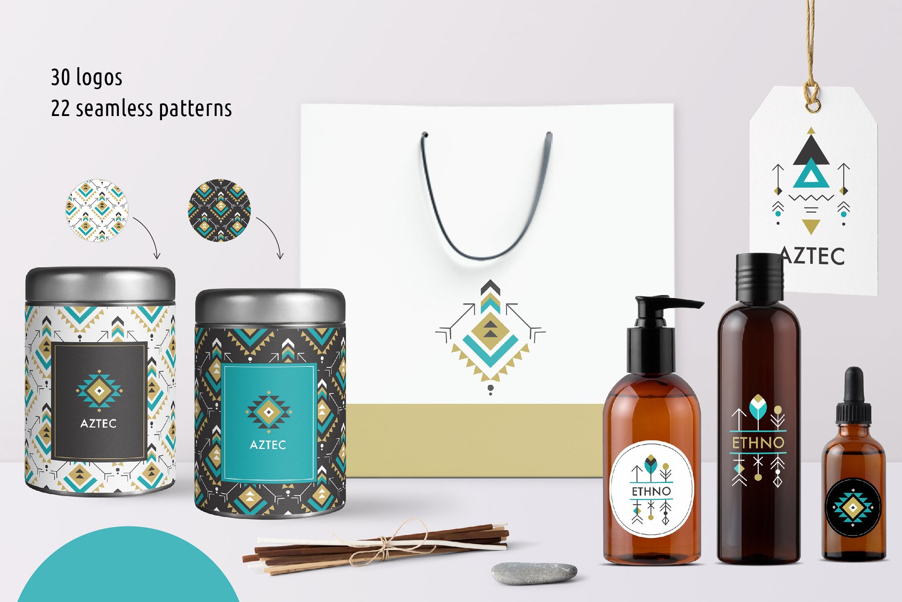 神圣几何图形设计素材集[Logo模板/图案/图标] Esoteric Sacred Geometry Huge Bundle插图(2)