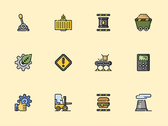 50 枚制造业元素图标素材之家精选sketch素材