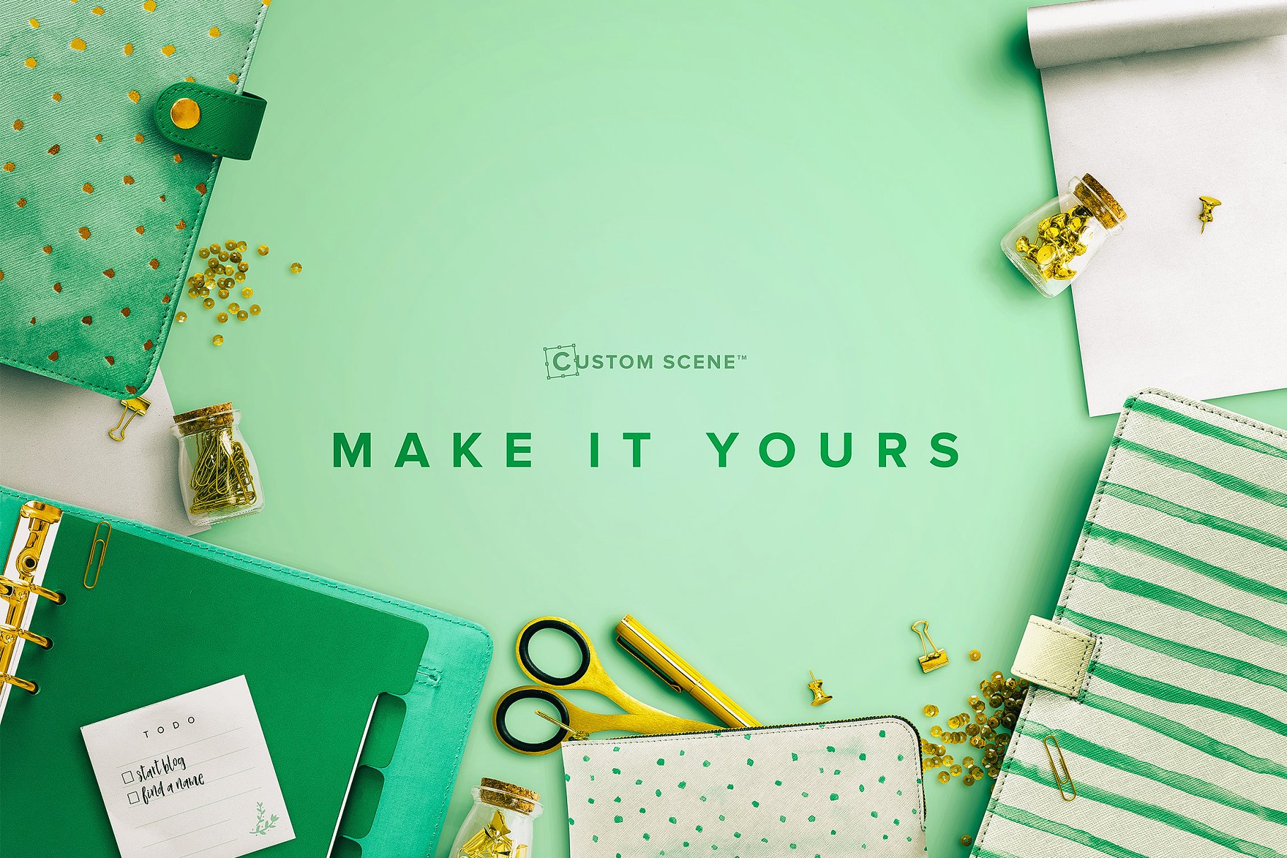 现代金属和女性配件元素场景设计工具包[2.08GB] Planner Ed. Lite 1 – Custom Scene插图(7)