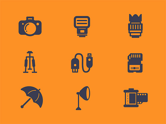 摄像器材图标素材之家精选sketch素材