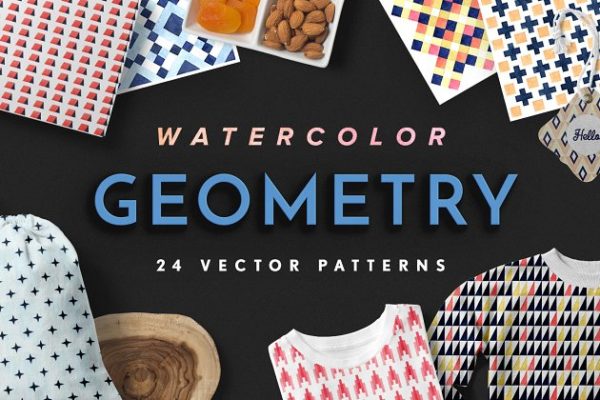 多彩几何图案纹理 Geometry Scandi Vector Patterns