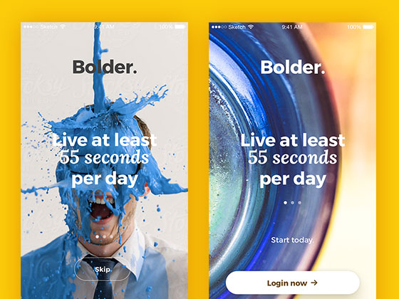 Bolder 登录表单素材之家精选sketch素材
