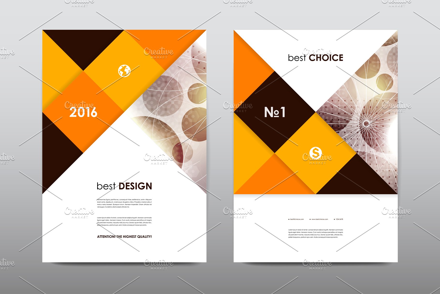 50+企业画册模板合集 50+ Business Brochures Bundle插图(43)