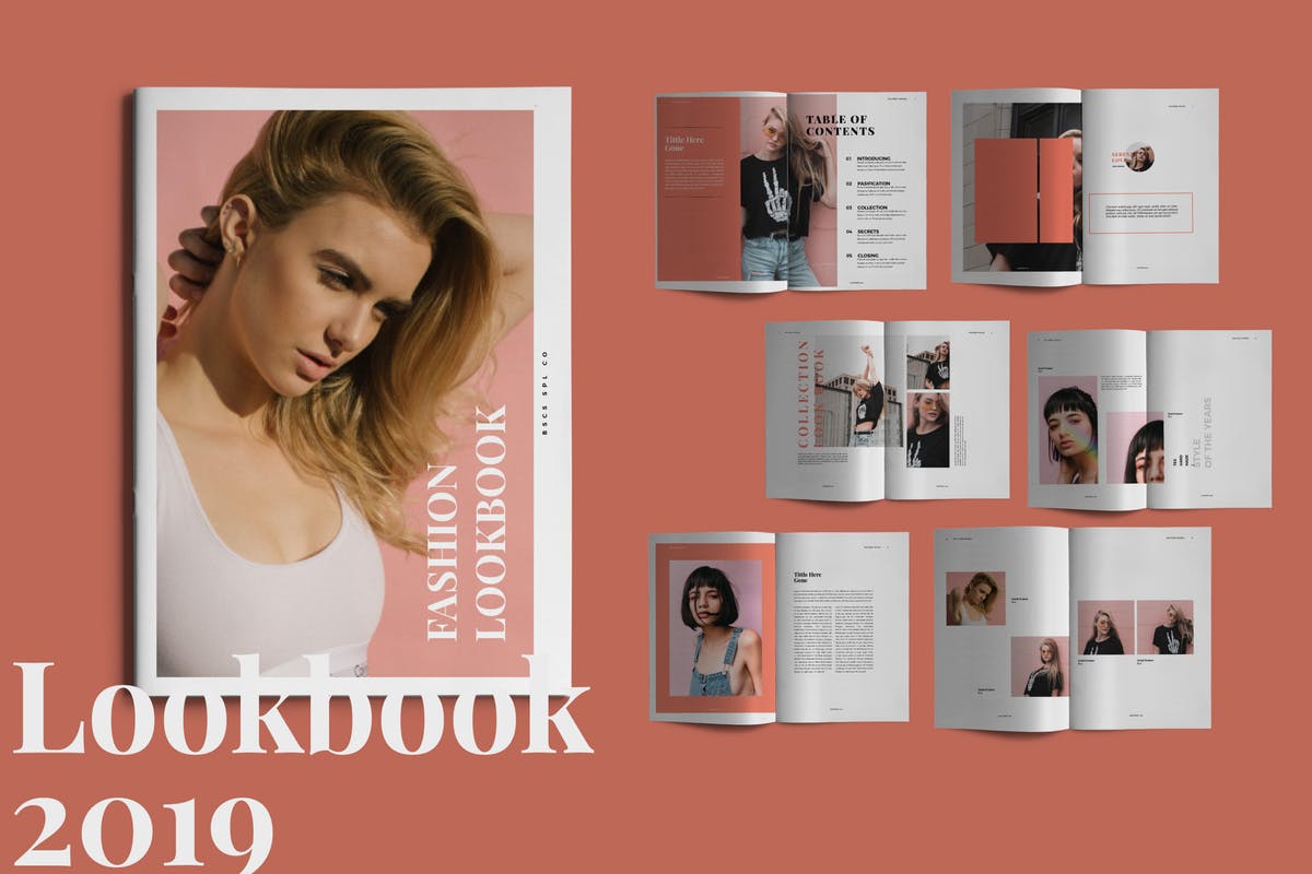 2019年时尚服饰新品产品手册画册模板 Coral Look book 2019插图