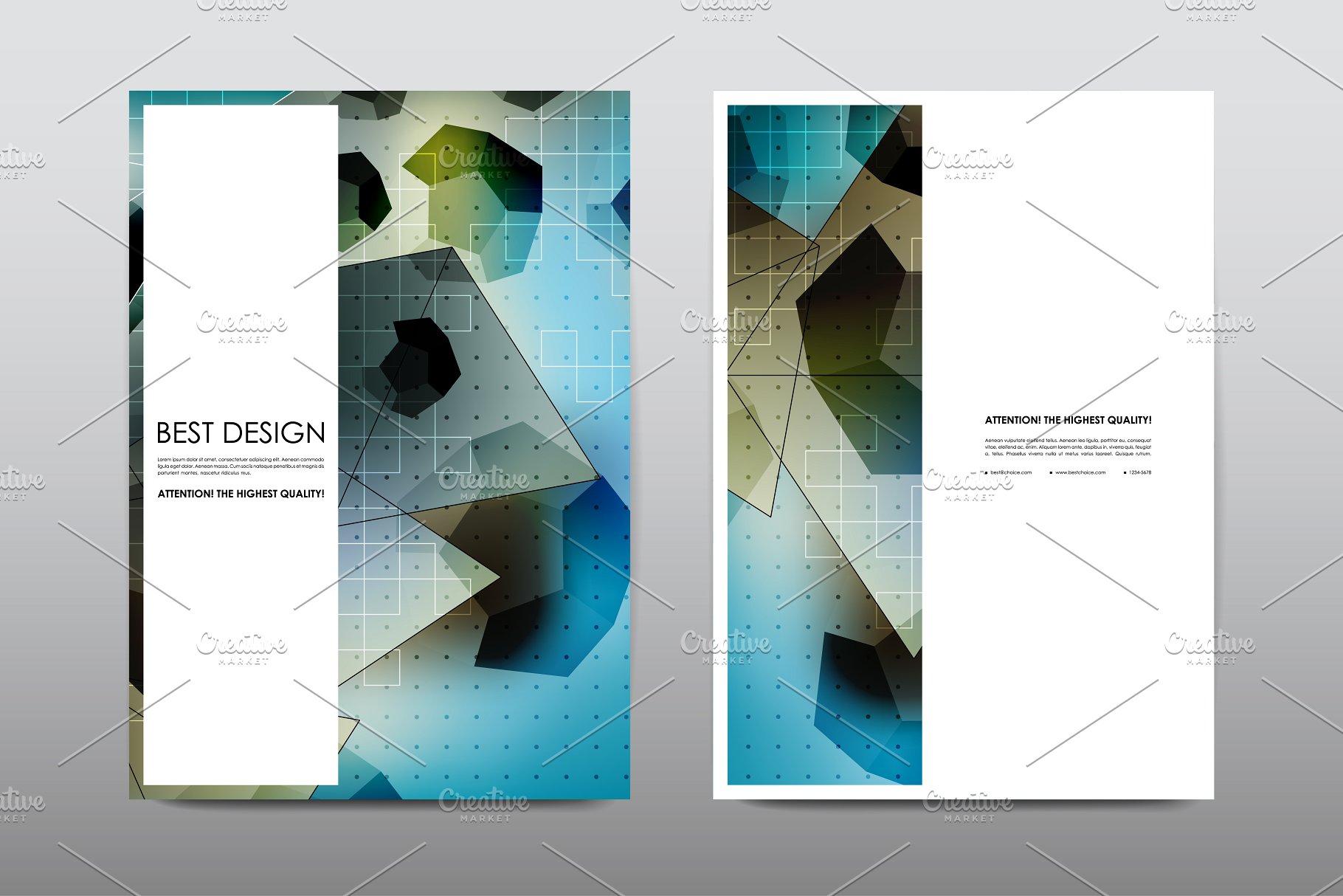 极力推荐：50+企业商业介绍宣传小册子模板 50+ Business Brochures Bundle插图(50)