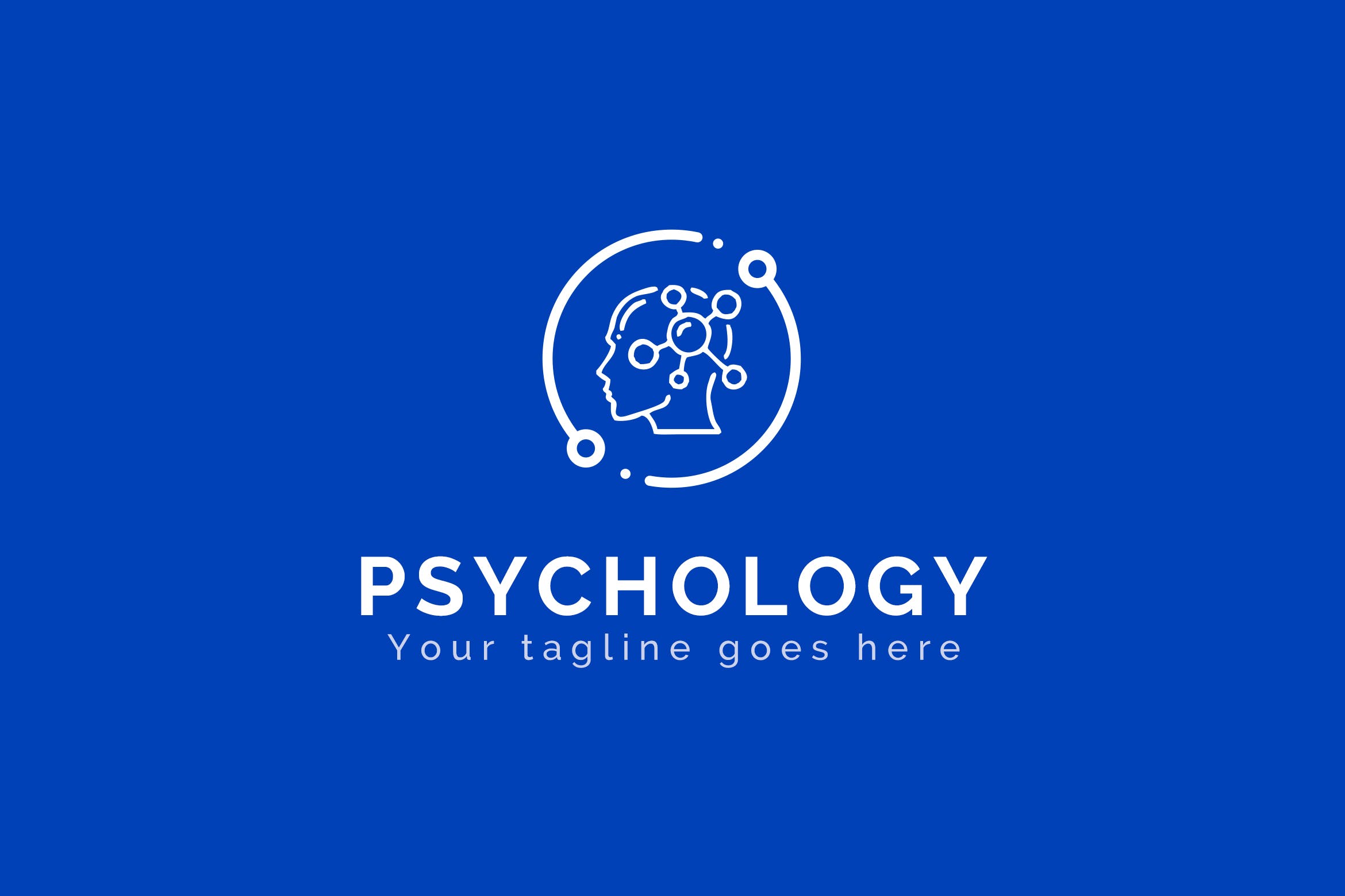 心理学/大脑研究主题高级Logo设计素材库精选模板 Psychology – Premium Logo Design插图
