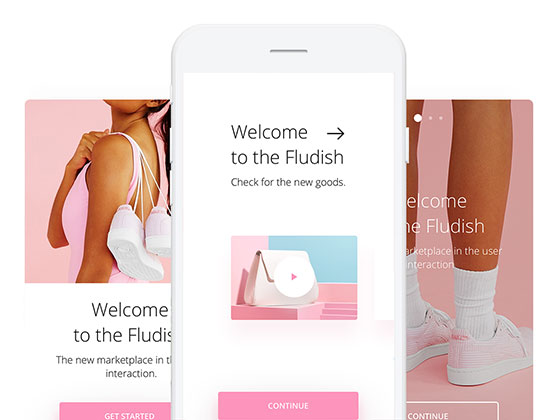 Fludish 引导页素材之家精选sketch素材