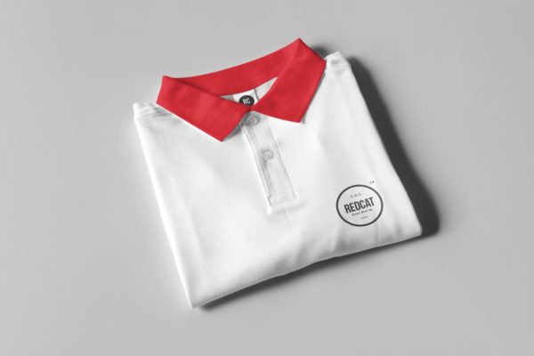 Polo衬衫样机模板 Polo Shirt Mock-up