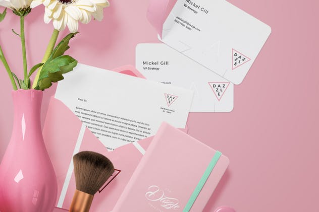 高级办公文具场景品牌VI设计展示样机 Premium Stationery Mockup Scenes插图(5)