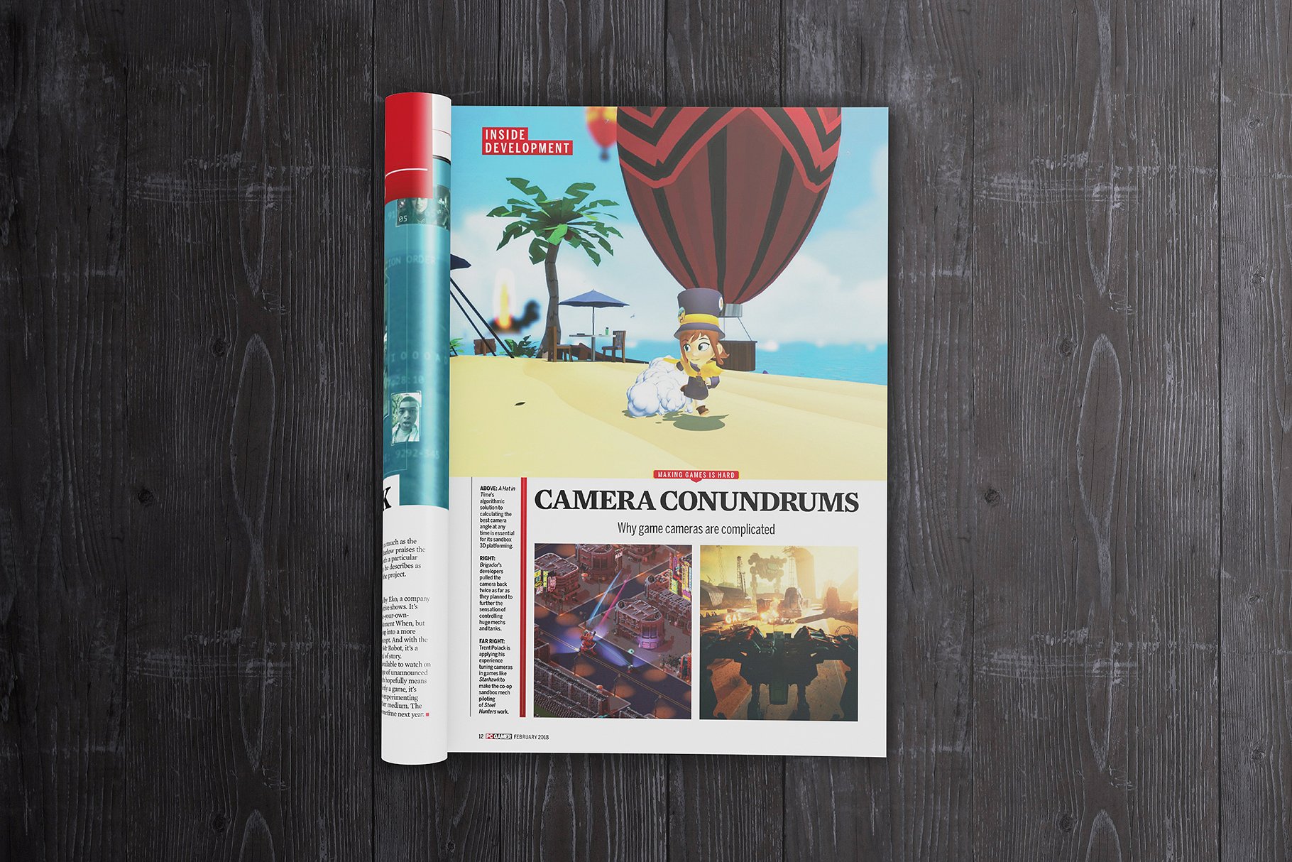 A5规格杂志样机模板 A5 Magazine Mockups v.1插图(1)