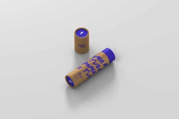 中小尺寸纸筒包装样机 Paper Tube Mockup – Slim Medium Size